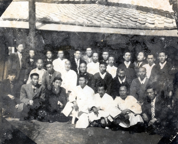 1958년도 농협임직원 촬영