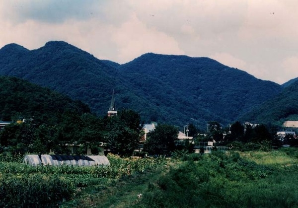 북하면 약수리 마을전경