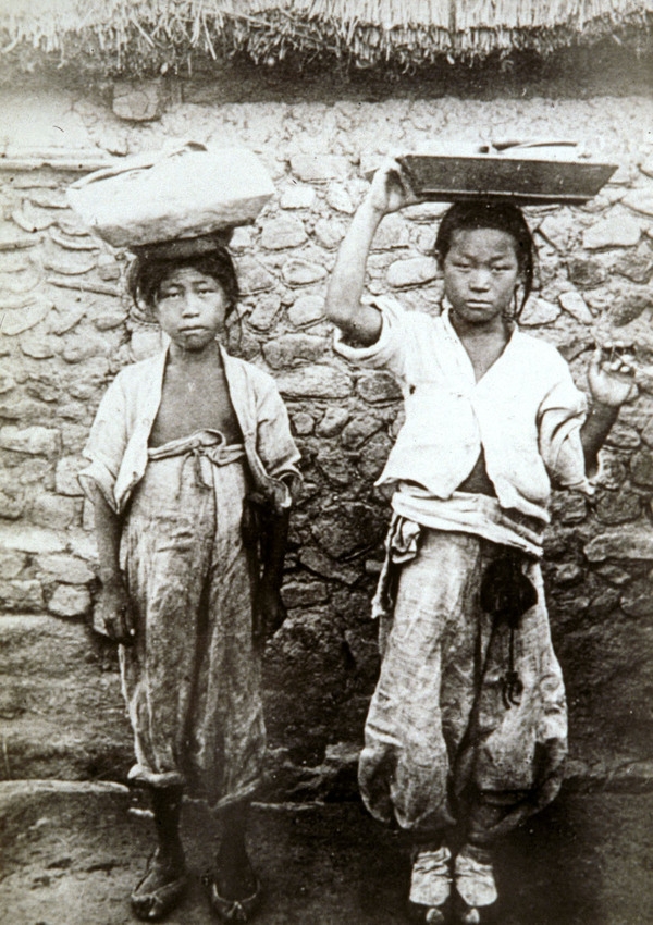 한국의옛날모습(심부름하는소년)