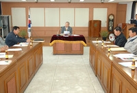 북일면 군수와 이장과대화
