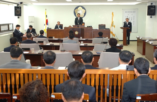 제5대 장성군의회 개원식