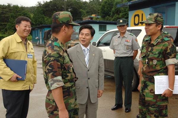 황룡면 관동 2대대 7중대 방문
