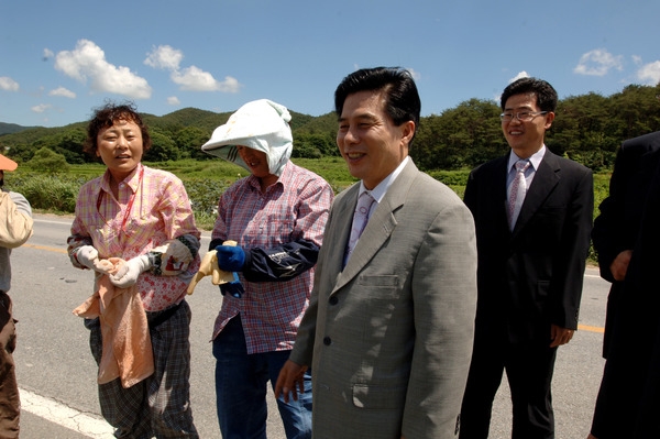공공근로사업 현장 방문