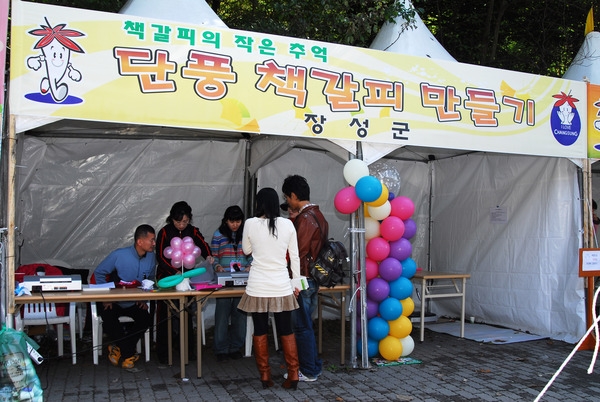 제11회백양단풍축제(단풍 책갈피만들기 체험)
