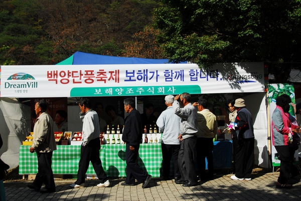 제11회백양단풍축제(보해식품 시음회)