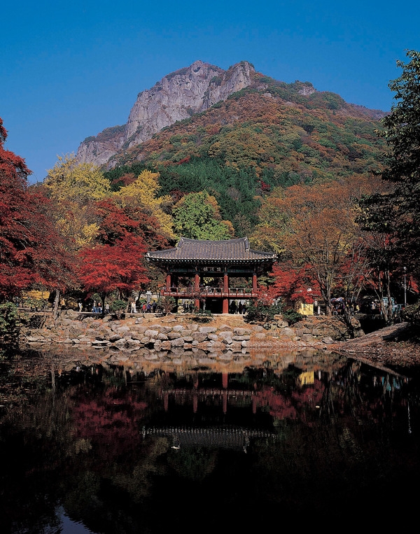 장성 관광화보(백양사 백암산 백학봉 쌍계루)