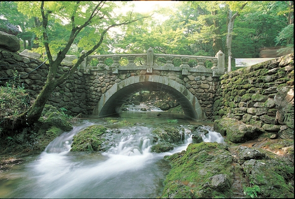 장성 관광화보(백양사 극락교)
