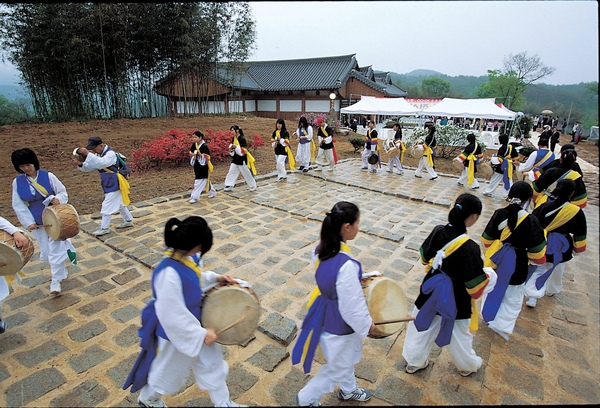 장성 관광화보(홍길동축제 사물놀이)