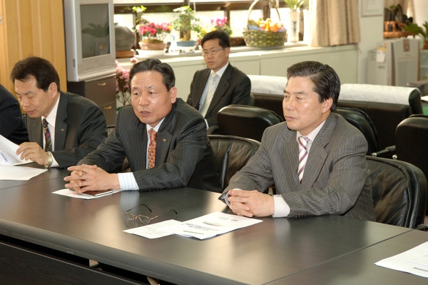 사과단지조성 관련 한국농촌공사 관계자 감담회