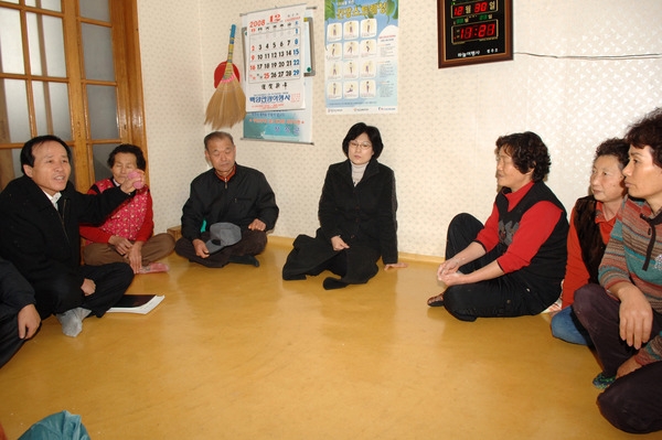 진원면 상림마을 경로당 방문