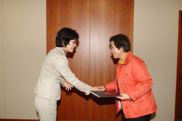 2008년 상반기 이동장 자녀 장학금 전달식