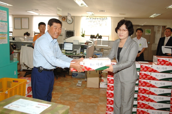 2008 추석맞이 우편배달원 격려(장성 우체국)