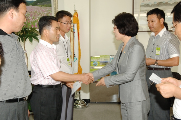 2008추석절 공무원 격려