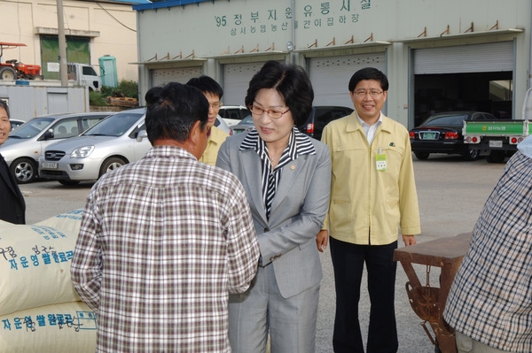 2008년 삼서농협 추곡수매 현장