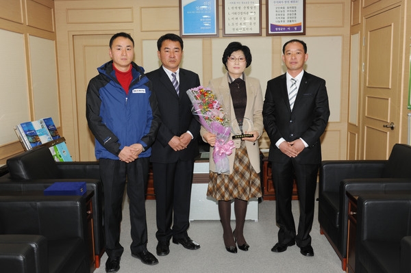 서삼면 청년회 감사패 전달