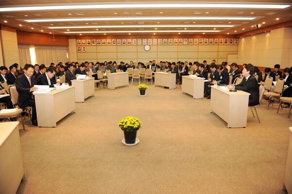 2010년도 11월중 월례조회 및 시상