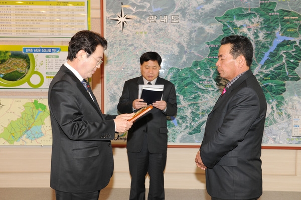 환경미화원 정년퇴임식