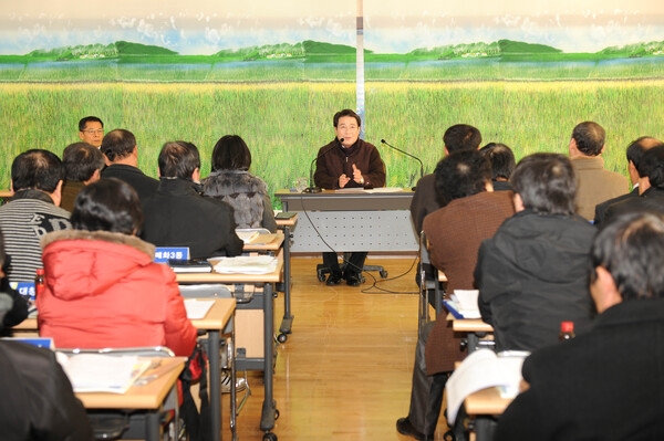 2011년 장성읍 이장회의