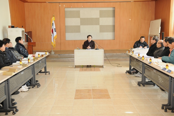 2011년 북이면 이장회의