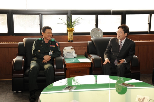 상무대 5개학교 방문