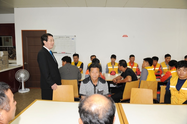 2011년 추석절 환경미화요원 위문