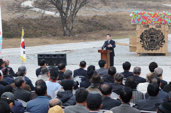 망암 변이중 선생 복원화차 발사 시연