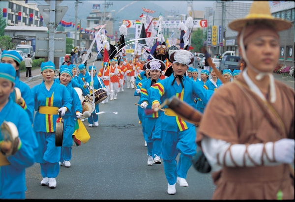 장성 관광사진전(홍길동 축제 길놀이)