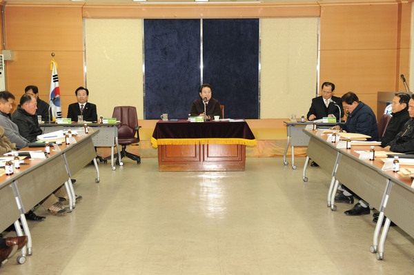 2012년 1월중 이장회의(황룡면)