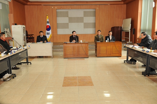 2012년 1월중 이장회의(북이면)
