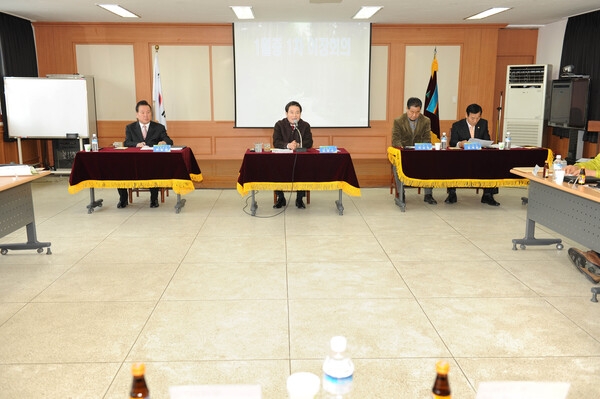 2012년 1월중 이장회의(북일면)