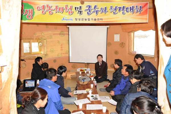 장성군 사이버농업인 연구회 현장대화