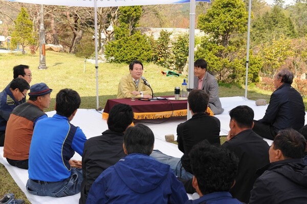 양봉사육농가와의 현장 대화