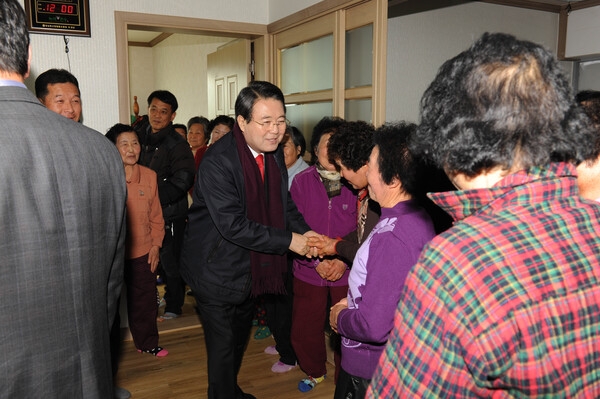 남면 월곡마을 회관준공식