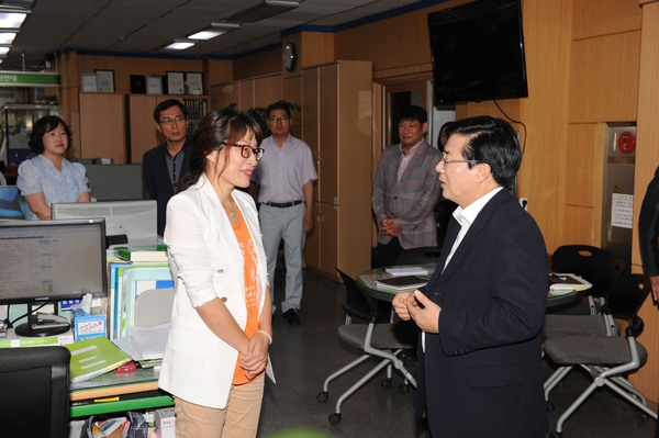 제38대 유두석 장성군수 취임 실과 방문