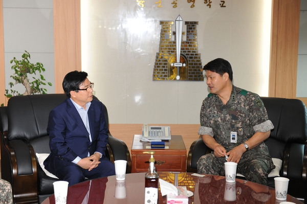 상무대 공병학교 방문