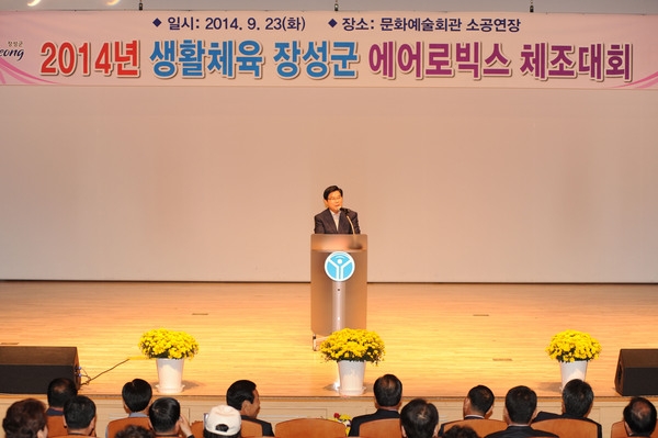 2014년 장성군 생활체육 에어로빅 체조대회