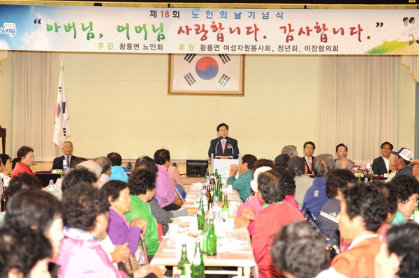제18회 노인의날 기념행사(황룡면)