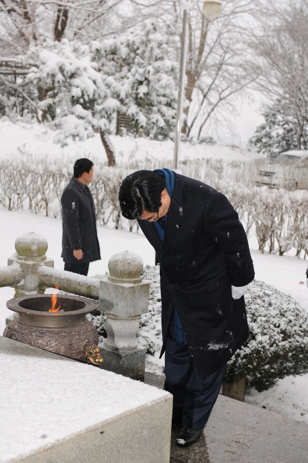 2015년 신년 충혼탑 참배