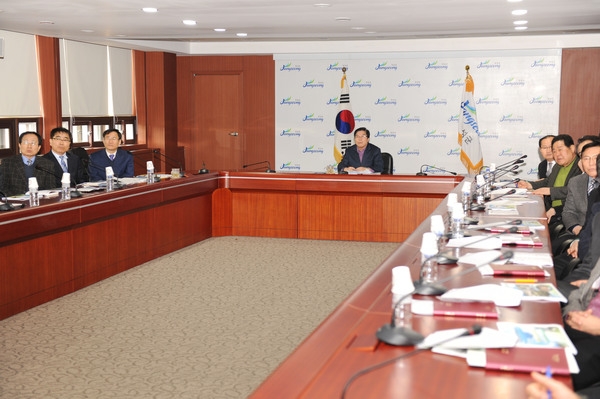 황룡강 생태하천 복원사업 추진 상황 보고회