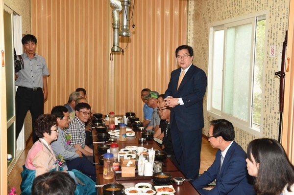 남면 정인규 담당 정년 퇴임식