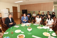 장성 백암중학교 방문