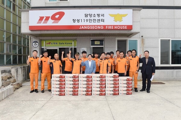 2015년 추석절 장성119 안전센터 격려