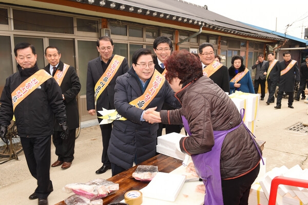 설명절 재래시장 장보기(황룡시장)