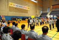 장성군 의용소방대 기술경연...