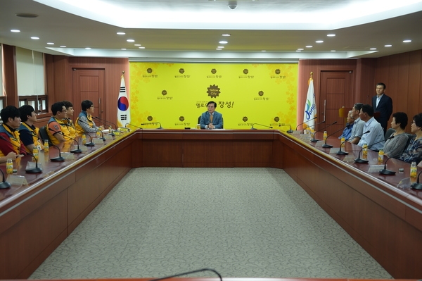 현장근무자 격려