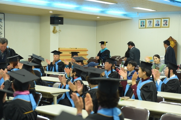 장성황룡시장1기 상인대학 졸업식
