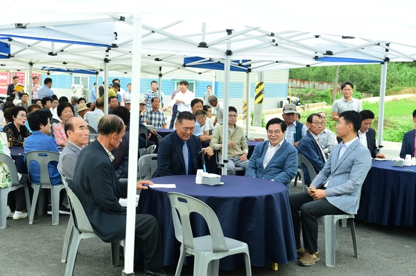 남면 월정 새터마을 진입도로 준공식