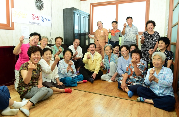 폭염 사북경로당 방문