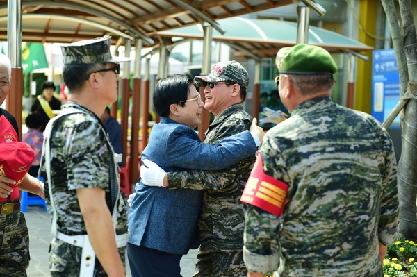 장성군새마을회 추석 귀성객맞이 자원봉사