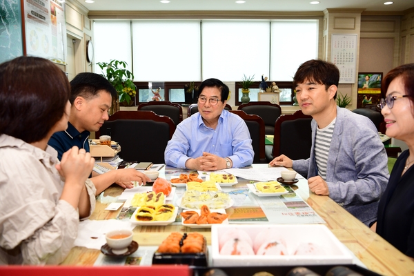 중국바이어 면담